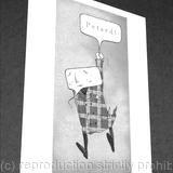 1 x Petard greetings card.