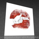 1 x THE BIG SHOT greetings card. 