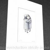1 x A wee hug (mounted and signed b&w print).