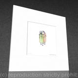1 x a wee toatie hug (miniature signed and mounted colour print).