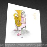 1 x ...the food of love... greetings card.