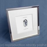 a wee toatie hug on mother's day (b&w).