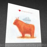 1 x I HEART Cloudy-Coo-Coo-Land greetings card.