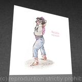 1 x fankle very much - Thank You card.