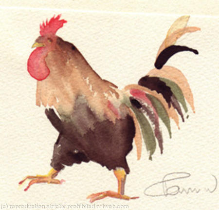 4. Cockerel on the move