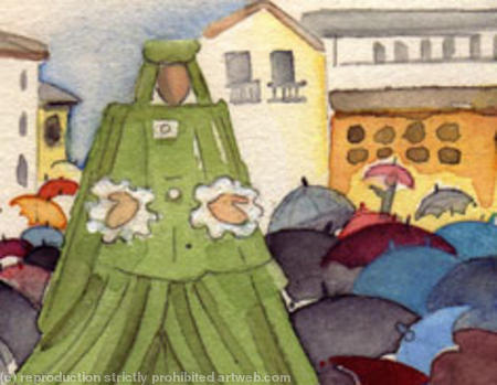 Greeting card-IT6-La Madonna 