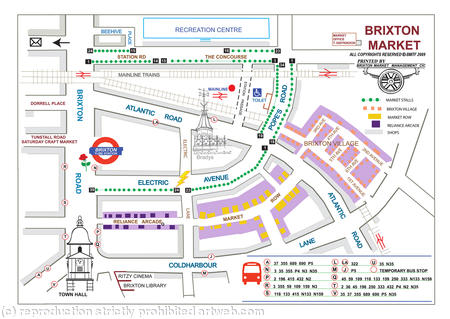Brixton Map-Client Brixton Market Traders