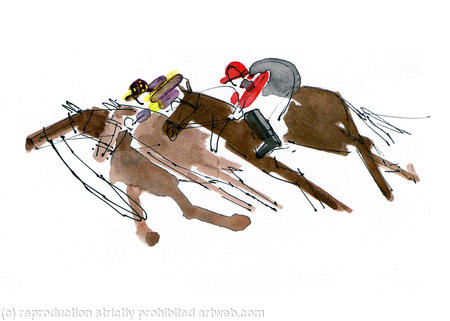 Ascot: 'It looks as if one horse lost it's rider!'
