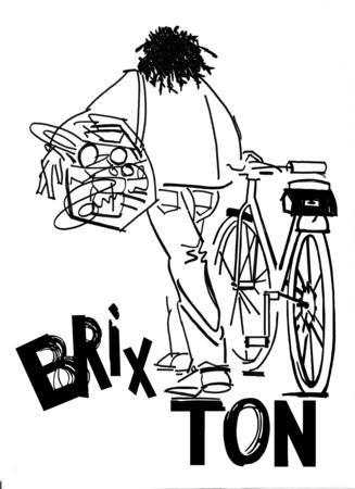 Walk the bike, Brixton scene