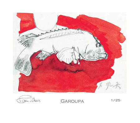 Garoupa fish (Hong Kong delicacy)