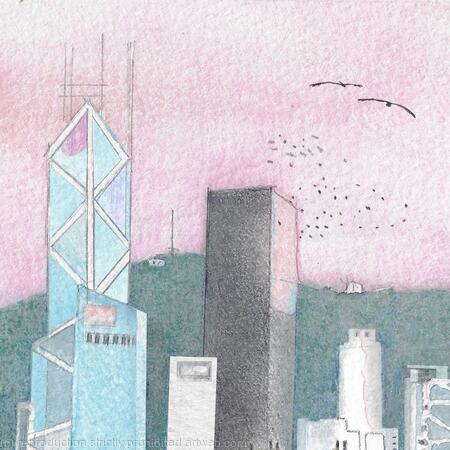 THE BANK OF CHINA-THE TALLEST in 1992