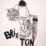 Close up of design - Walk the Bike