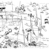 Original sketch - Cowes Week - 2013