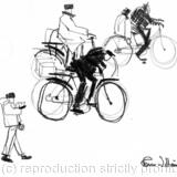 1999 - Beijing cyclists going to work