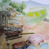 The National Park, painting in progress