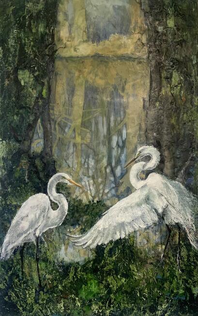A tale of two Egrets