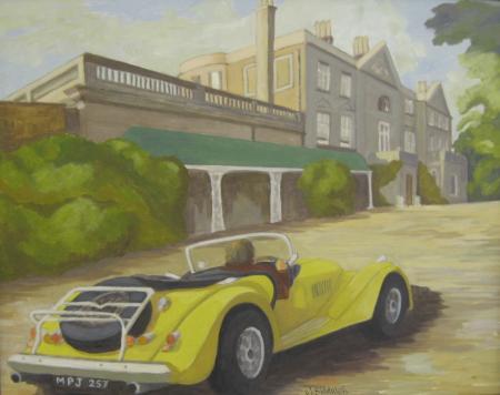 Arriving in my Morgan