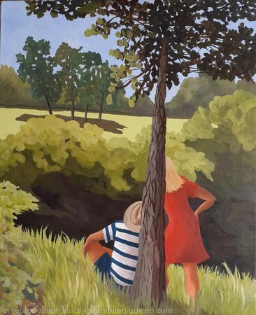 Hot Summer Day by the River Stour 