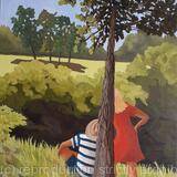 Hot Summer Day by the River Stour 