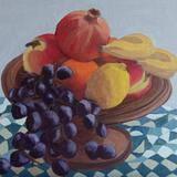 Still life with pomegranate.