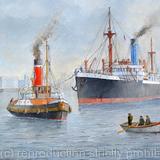 Shipping on the River Mersy