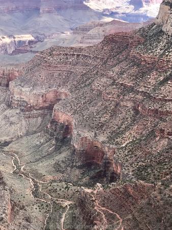 On the way down to the Colorado River, Grand Canyon, Arizona