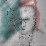 The gentleman concentrating