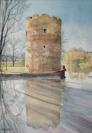 Cow Tower after J S Cotman