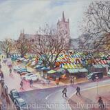 Norwich Market from Jarrolds' Window