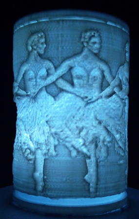 Lithophane - ballerinas in frocks