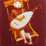 Girl and lute 