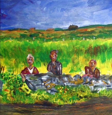 Meeting the Old People (detail)