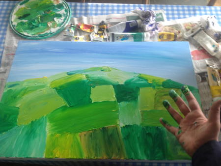 Work in progress - Patchwork Landscape