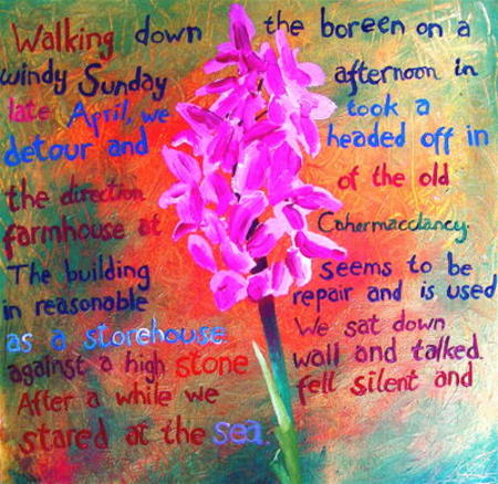 Doolin Flower Painting No. 1 - The Need For Human Connection