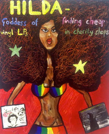 Hilda, Goddess of Vinyl LP Bargains in Charity Shops