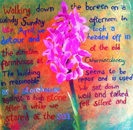 Doolin Flower Painting No. 1 - The Need For Human Connection