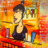 Barmaid at The Wells Tavern