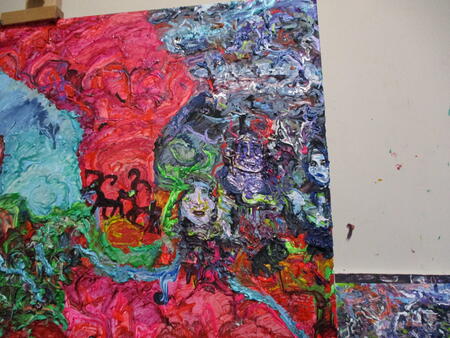 THA DILLINGER CLAN OF 3 WITH ITS THIRSTY NUDGE FOR FLUID