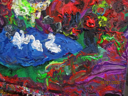 Assz bespake our Shamen dancin, wiv thuh Swansz