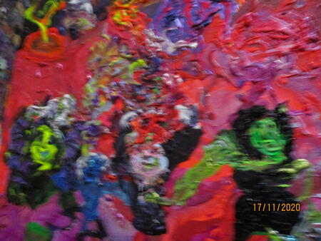 ascz tha master hlds the magma mask fr hh dr.nk n ,s0 smm0nsz the green gddess