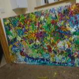 assz Santa mustersz his sleigh