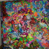 AHH CLOSE UP OF A BAND AT THE BACK OF THUH CHURCH JJUHMMIN TU UH GROUP OF YAQUI REDS SMOKKIN WIDERE SHAHMEN