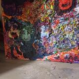 Bottom Left gathered around bible