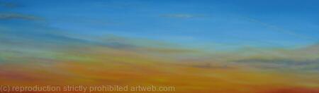 Hertfordshire sunset - panorama