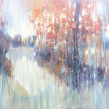 The November Jewel, a river landscape painting