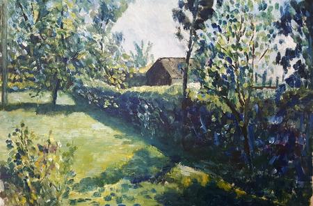 Back Garden on a Hot June Day