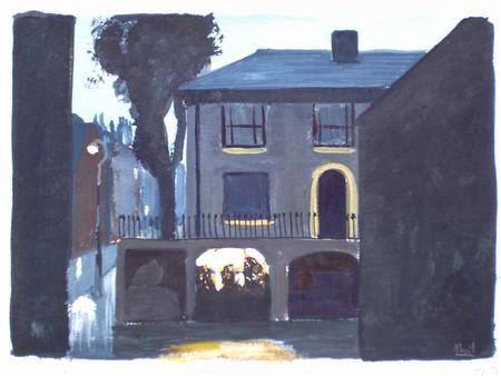 December Rain - House on North Sherwood Street