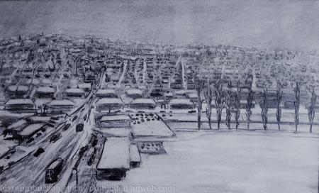 Ilkeston from Trowell (Winter)