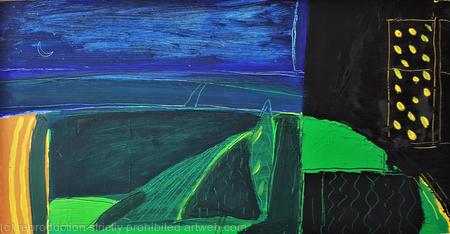 Christmas Night Painting