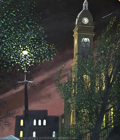 Waverley Building at Night